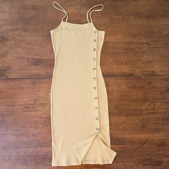 NWOT Nordstrom French Connection "Tommy Button" Dress - Picture 4 of 7
